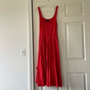 Red Reformation dress with pockets!